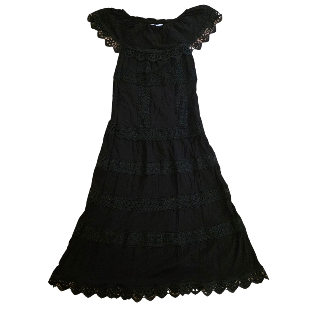 Meghan Los Angeles Off The Shoulder Maxi Dress- M